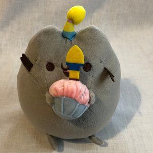 Sushi Cat Bday Cupcake Plush Toy 6 in